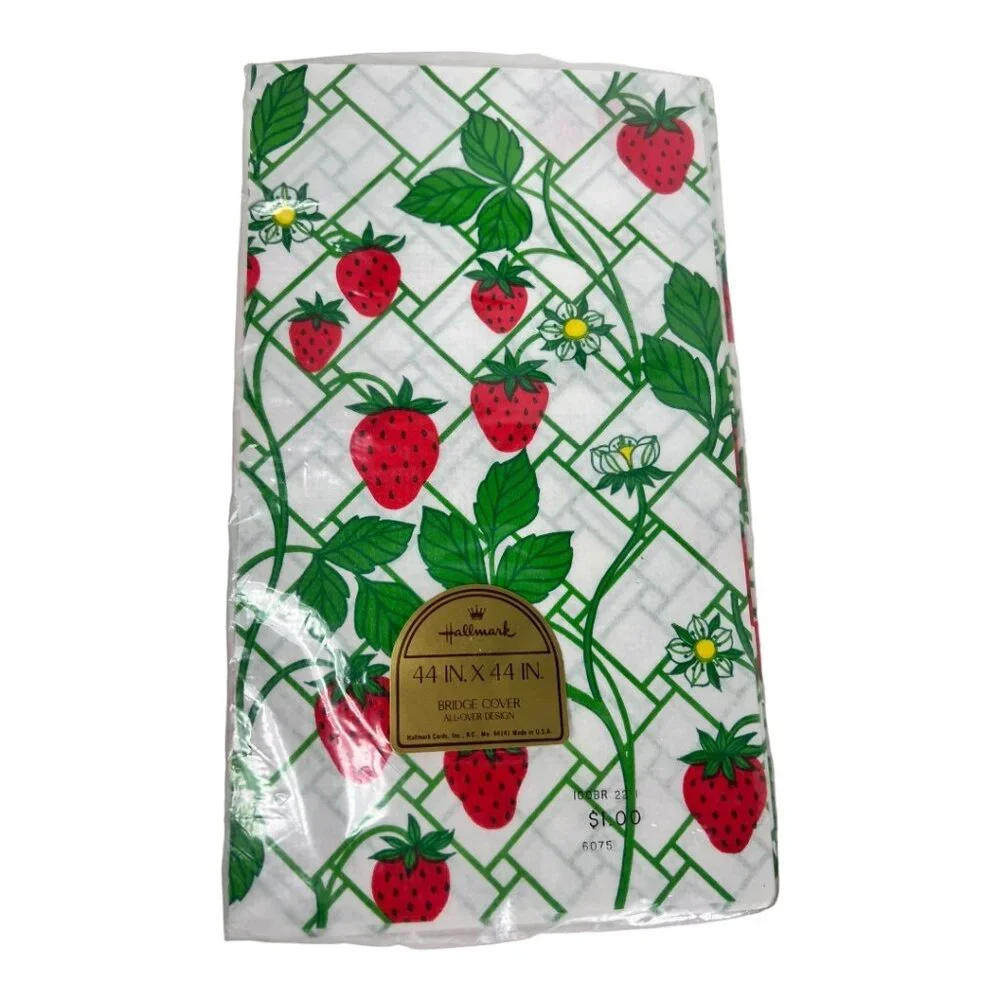 NWT Strawberry‎ Paper Tablecloths (three)